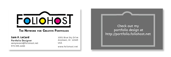 FolioHost Business Card